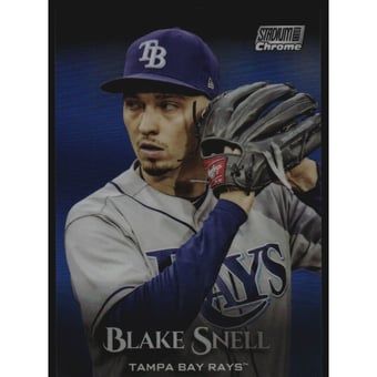 2019 Stadium Club Chrome Refractors #SCC65 Blake Snell