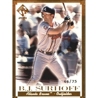 2001 Private Stock Gold Portraits #15 B.J. Surhoff