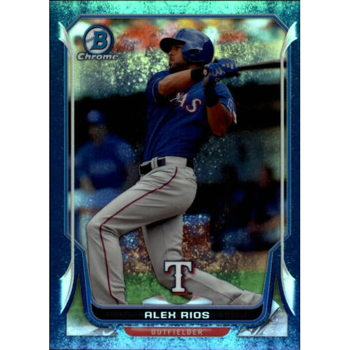 2014 Bowman Chrome Bubble Refractors #94 Alex Rios