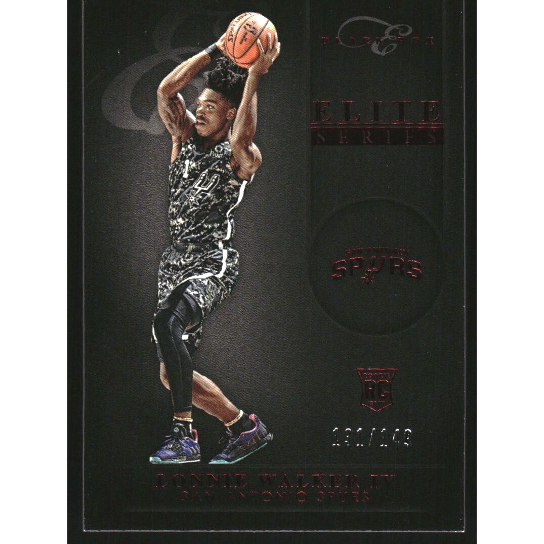 2018-19 Panini Chronicles Red #328 Lonnie Walker IV/Elite Black Box