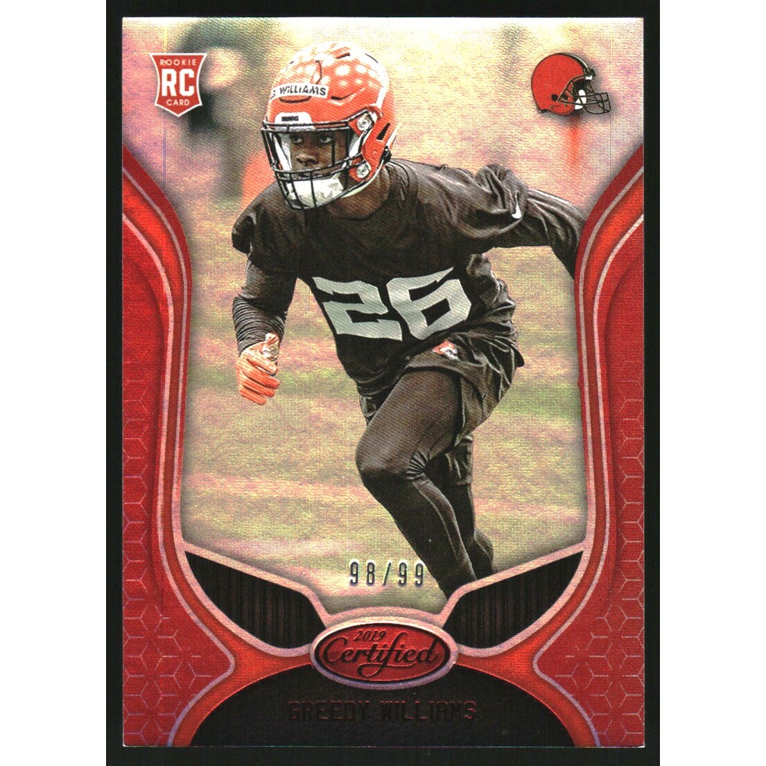 2019 Certified Mirror Red #133 Greedy Williams