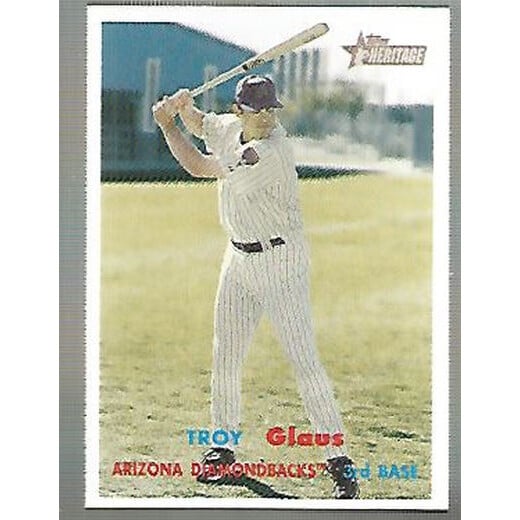 2006 Topps Heritage #271 Troy Glaus SP. rookie card picture