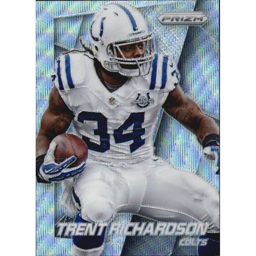 2014 Panini Prizm Prizms Light Blue Wave #94 Trent Richardson. rookie card picture