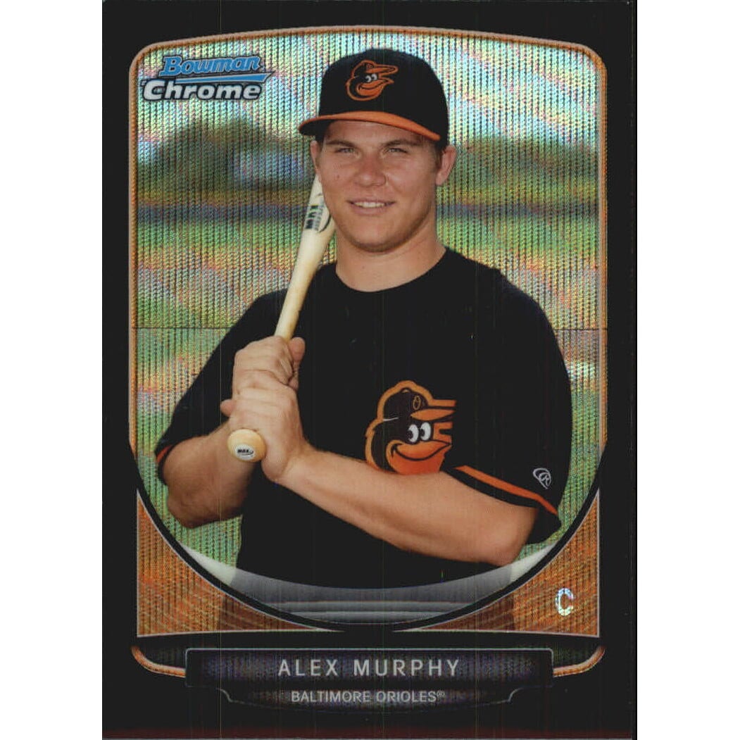 2013 Bowman Chrome Draft Draft Picks Black Wave Refractors #BDPP59 Alex Murphy