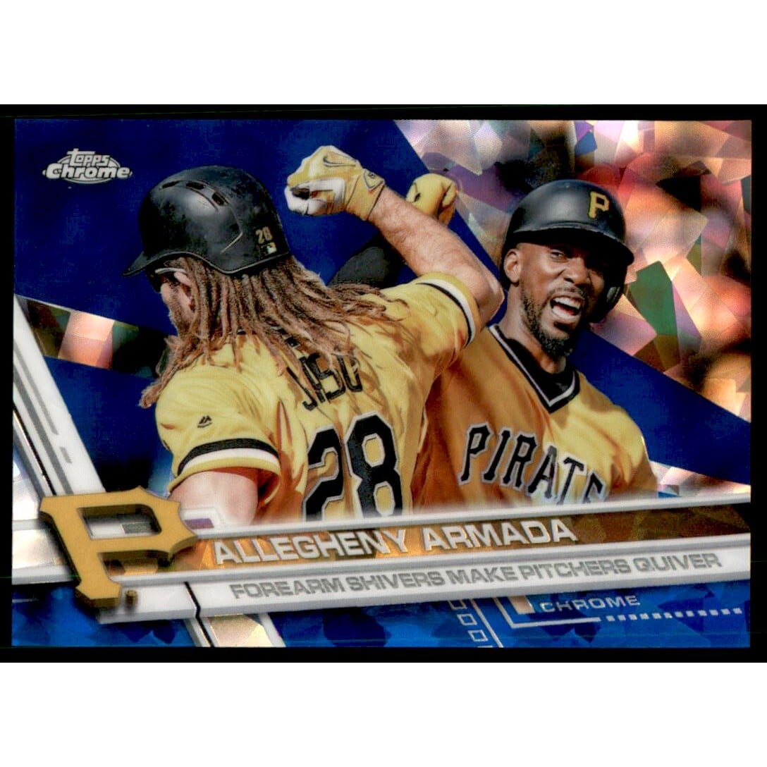 2017 Topps Chrome Sapphire Edition #636 Allegheny Armada/Andrew McCutchen/John Jaso