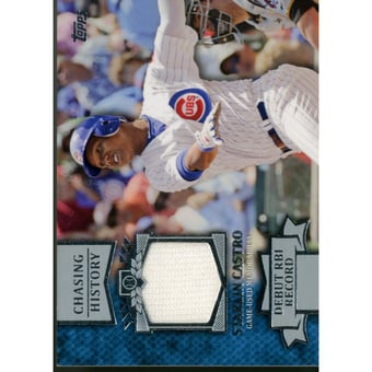2013 Topps Chasing History Relics #SC Starlin Castro