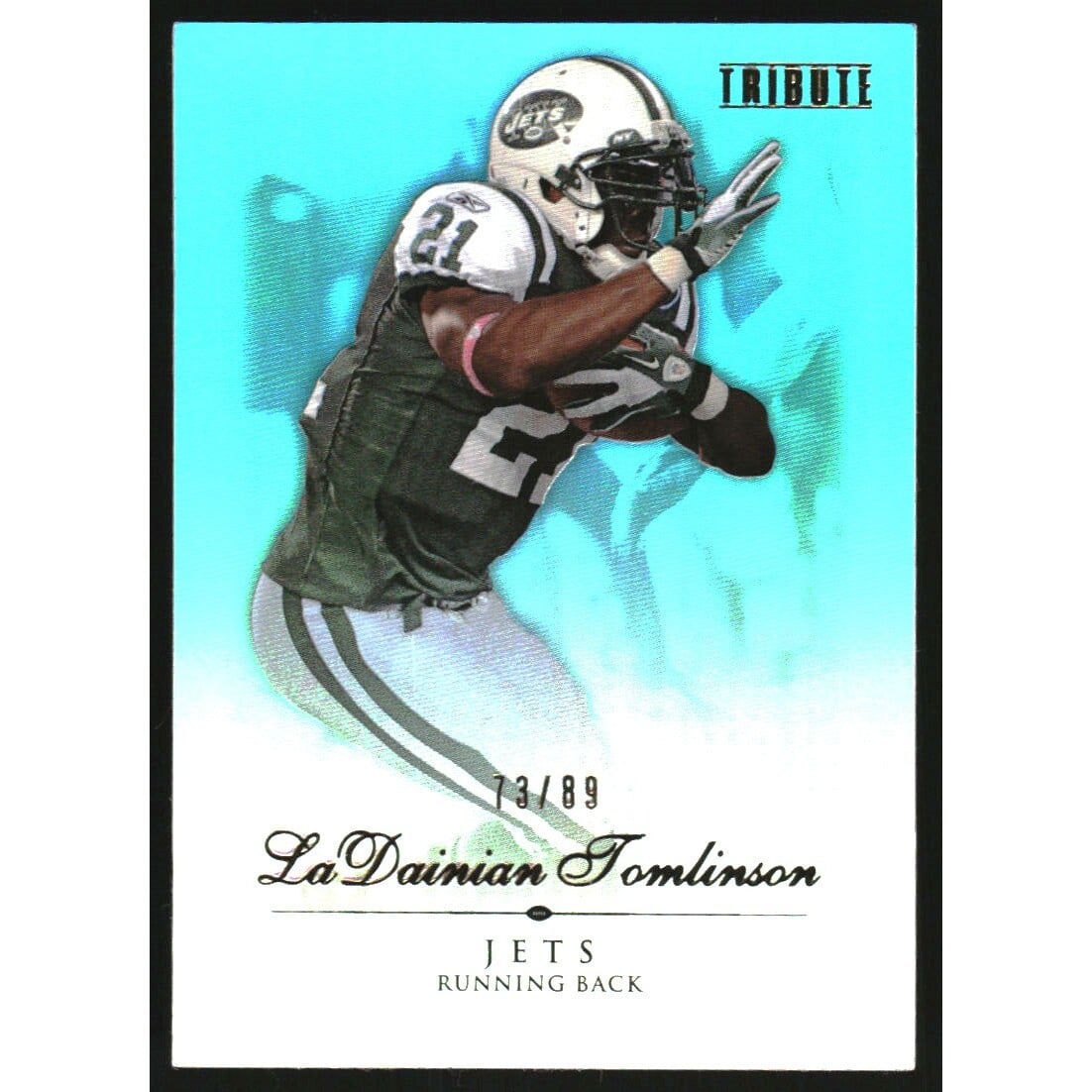2010 Topps Tribute Blue #15 LaDainian Tomlinson. rookie card picture