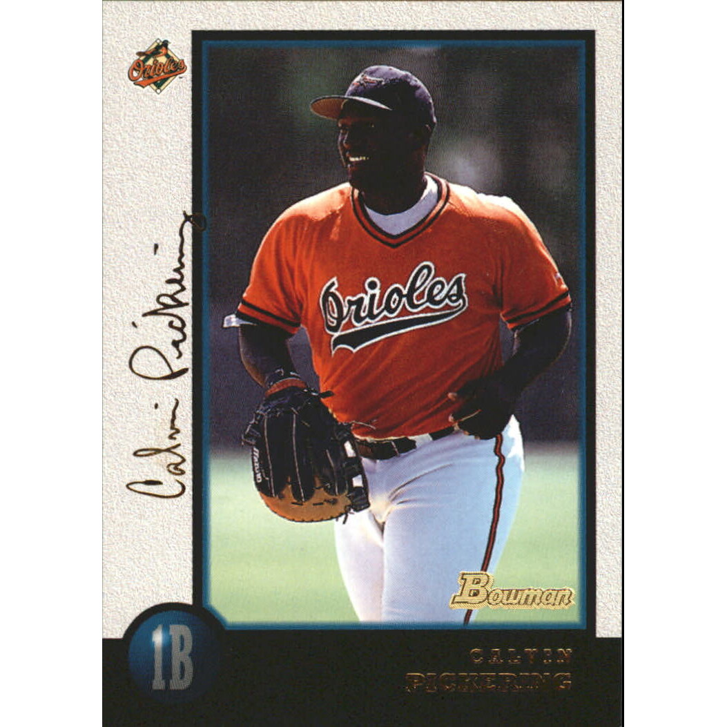 1998 Bowman Golden Anniversary #208 Calvin Pickering. rookie card picture