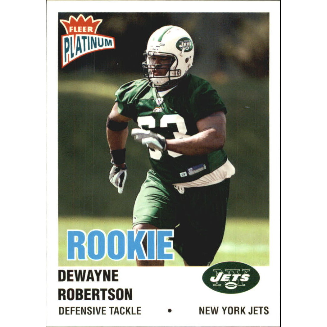 2003 Fleer Platinum Finish #254 DeWayne Robertson. rookie card picture