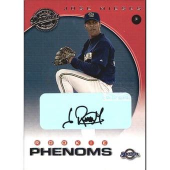 2001 Donruss Class of 2001 Rookie Autographs #230 Jose Mieses PH/200*