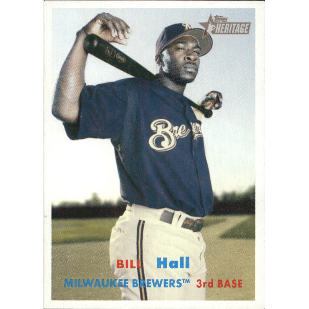 2006 Topps Heritage #342 Bill Hall SP