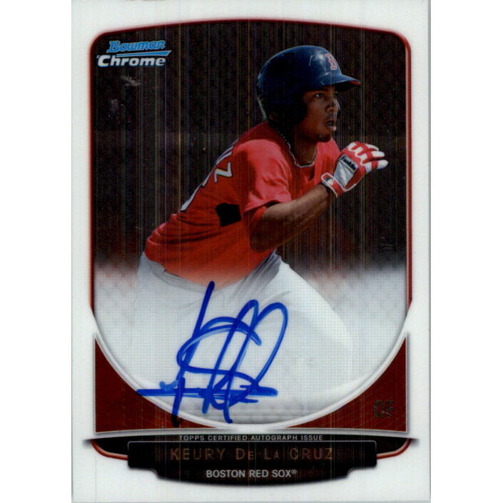2013 Bowman Chrome Prospect Autographs #KD Keury de la Cruz