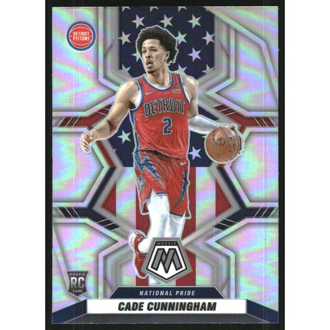 2021-22 Panini Mosaic Silver #260 Cade Cunningham NP