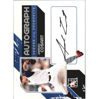 2011 ITG Heroes and Prospects Full Body Autographs Silver #JC Jarred Cosart HN