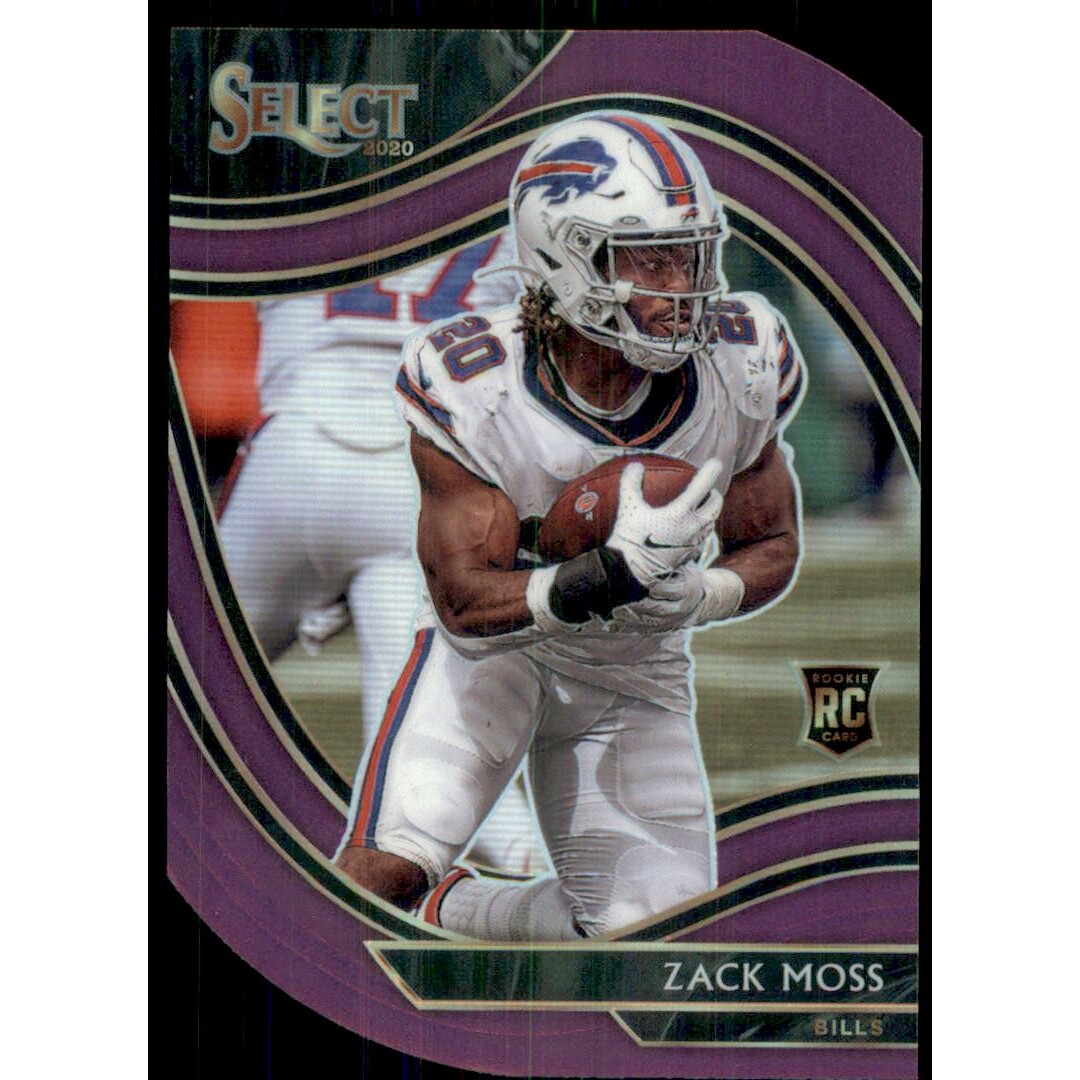 2020 Select Prizm Purple Die Cut #369 Zack Moss