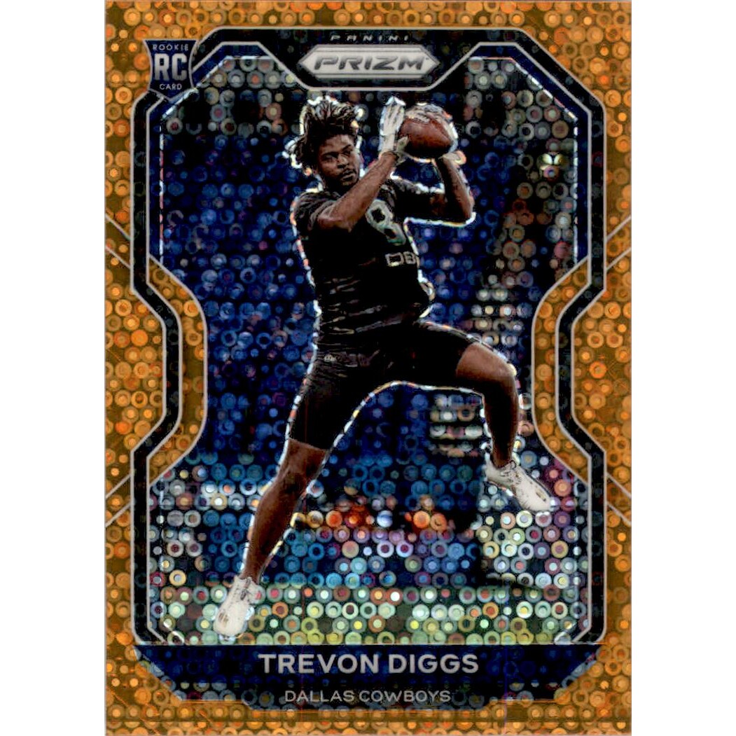2020 Panini Prizm Prizms Orange Disco #335 Trevon Diggs