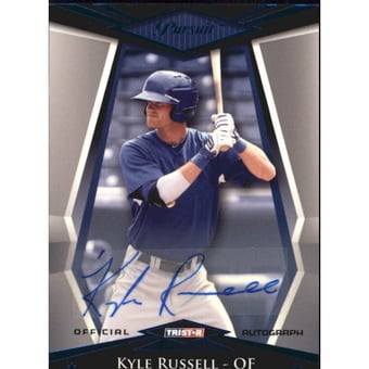 2011 TRISTAR Pursuit Autographs Blue #61 Kyle Russell