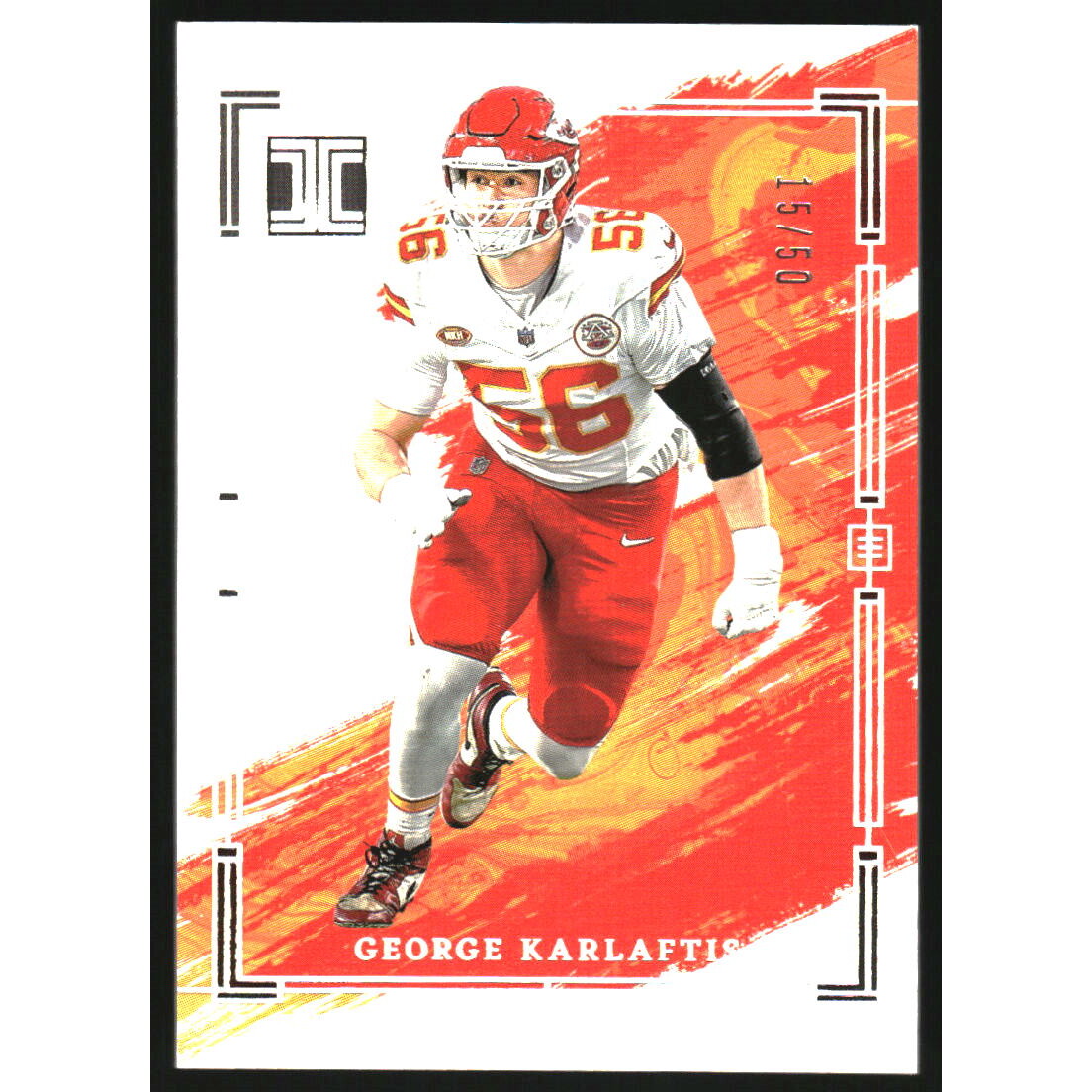 2024 Panini Impeccable Silver #33 George Karlaftis 2024 Panini Impeccable Silver #33 George Karlaftis