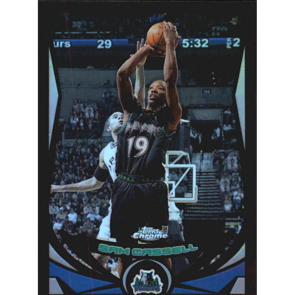 2004-05 Topps Chrome Refractors Black #97 Sam Cassell