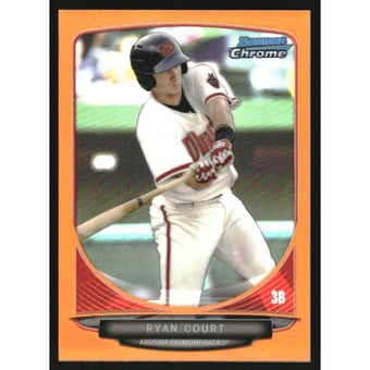 2013 Bowman Chrome Mini Orange Refractors #216 Julian Yan