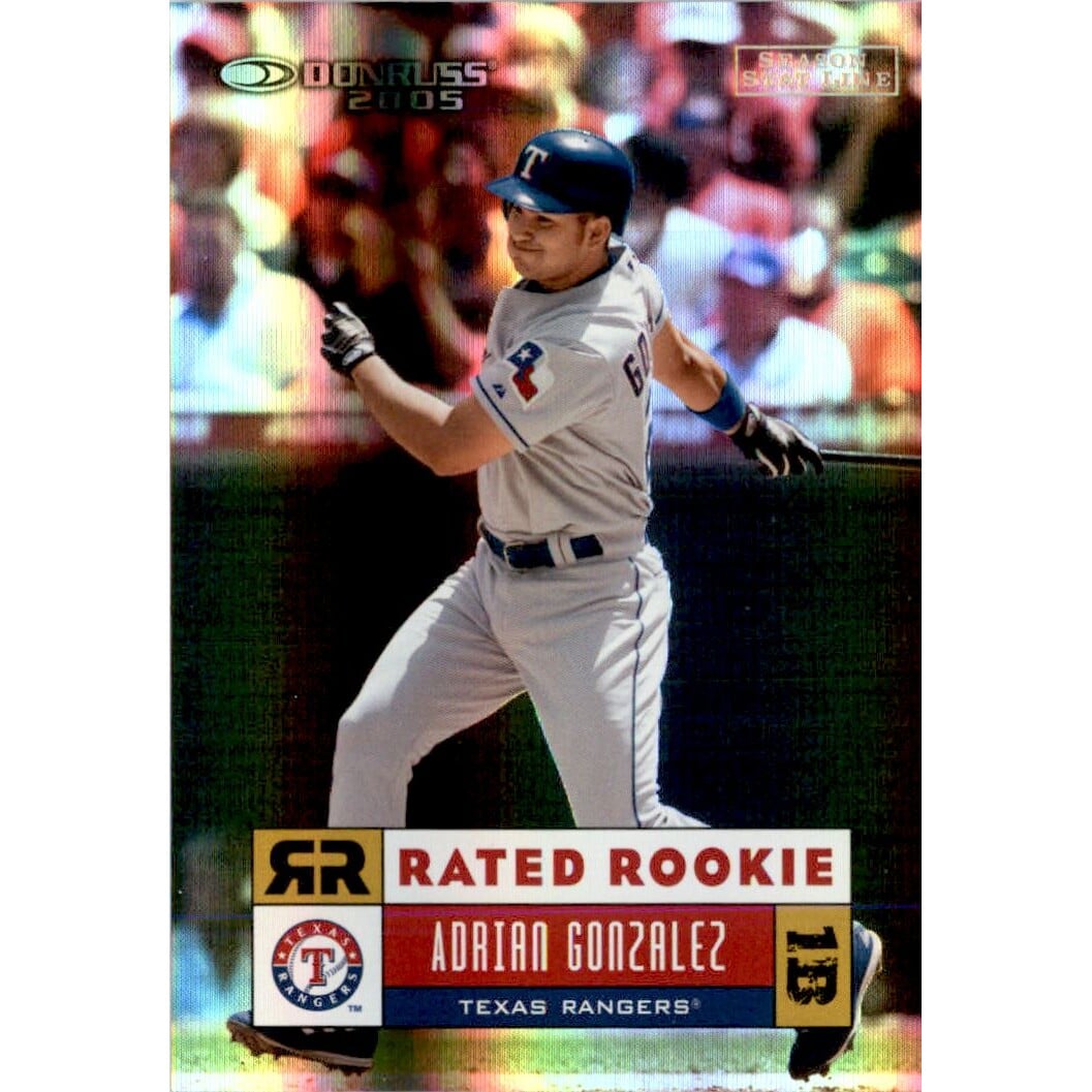 2005 Donruss Stat Line Season #37 Adrian Gonzalez RR/42