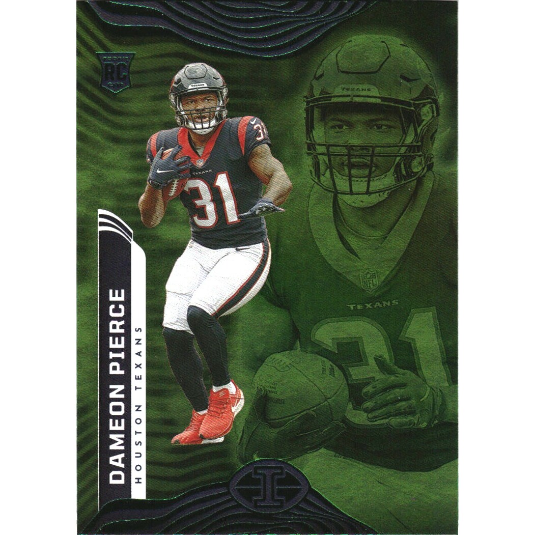 2022 Panini Illusions Emerald #37 Dameon Pierce