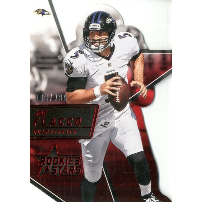 2015 Rookies and Stars Die Cut Stars Red #5 Joe Flacco