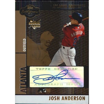 2008 Topps Co-Signers Silver Gold #107 Josh Anderson AU