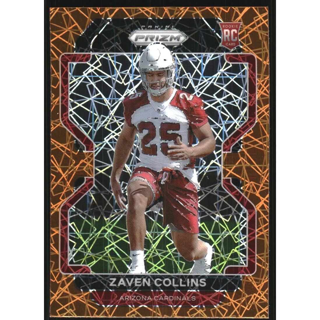 2021 Panini Prizm Prizms Lazer #432 Zaven Collins