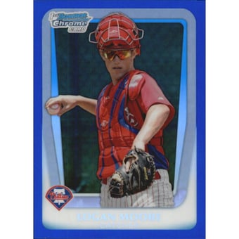 2011 Bowman Chrome Draft Prospects Blue Refractors #BDPP44 Logan Moore