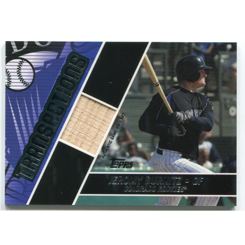 2004 Topps Traded Transactions Relics #JB Jeromy Burnitz Bat. rookie card picture