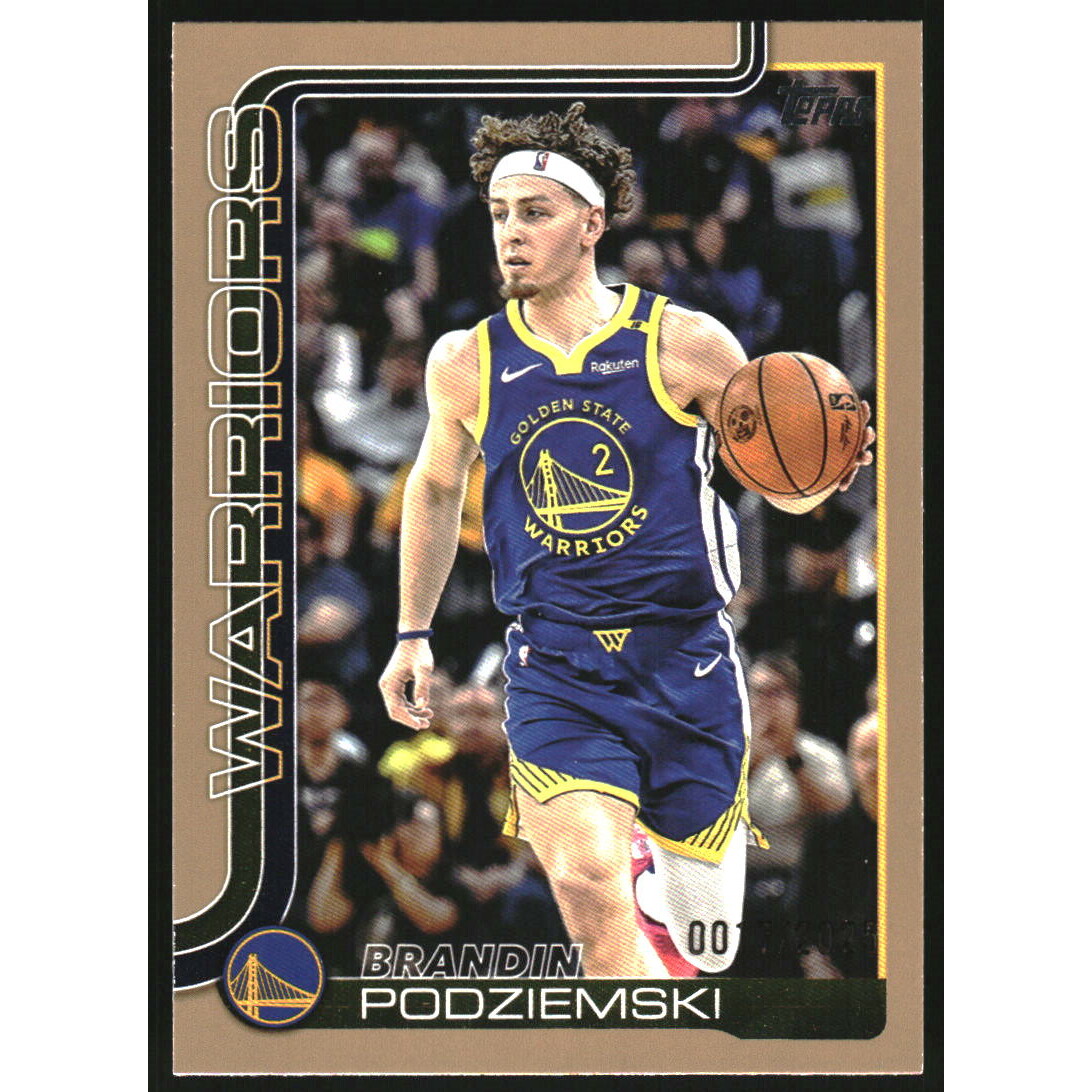 2025-26 Topps Gold #141 Brandin Podziemski