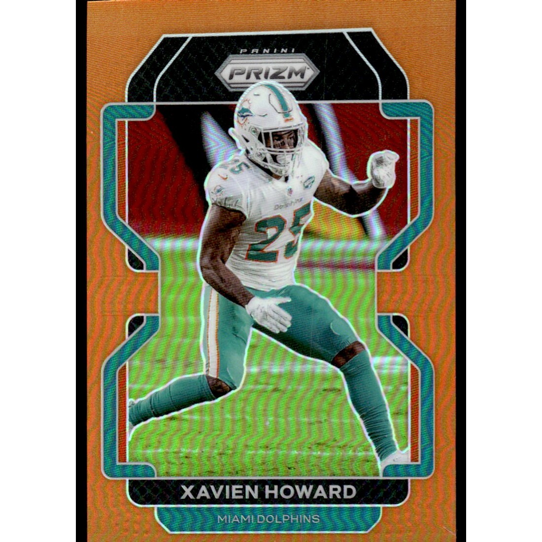 2021 Panini Prizm Prizms Orange #111 Xavien Howard