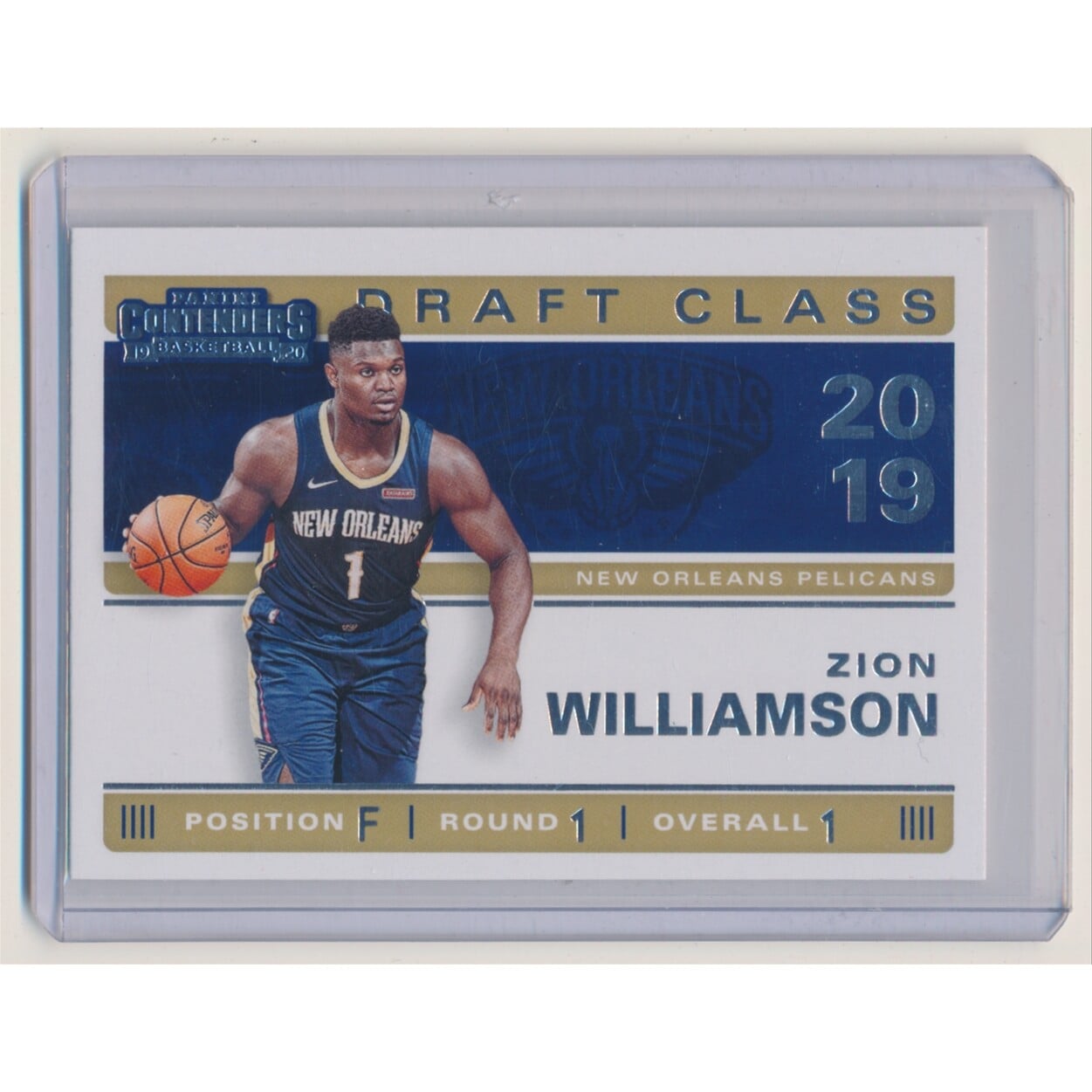 2019-20 Panini Contenders '19 Draft Class Contenders #1 Zion Williamson