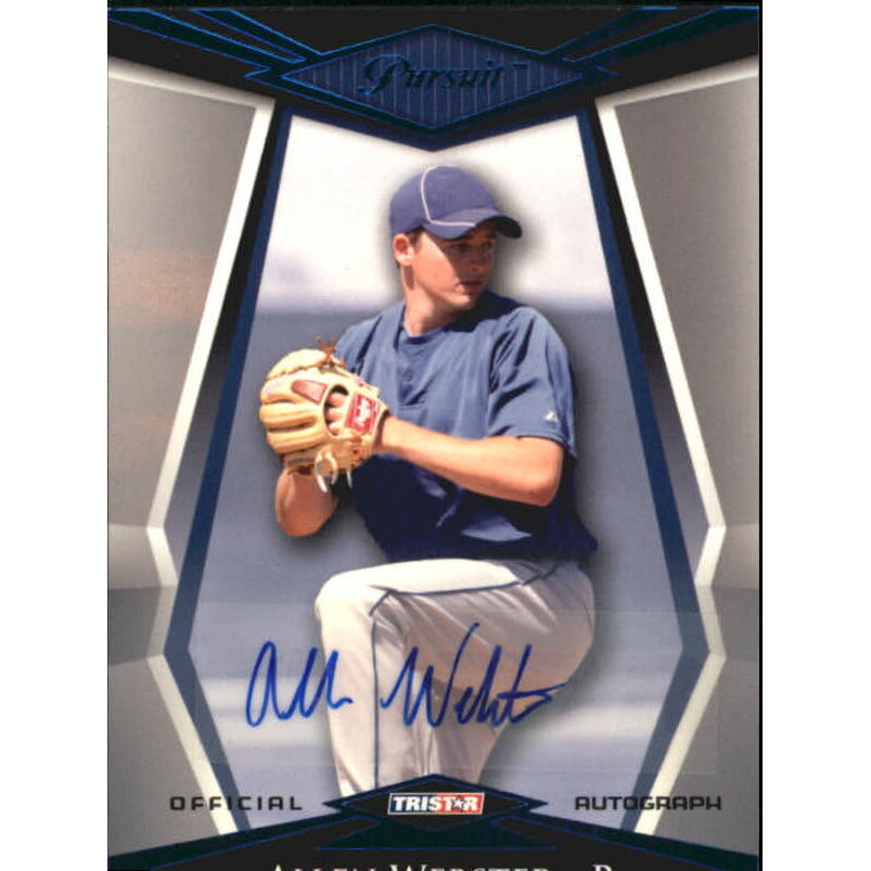 2011 TRISTAR Pursuit Autographs Blue #36 Allen Webster