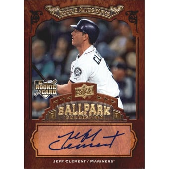 2008 Upper Deck Ballpark Collection #131 Jeff Clement AU (RC)
