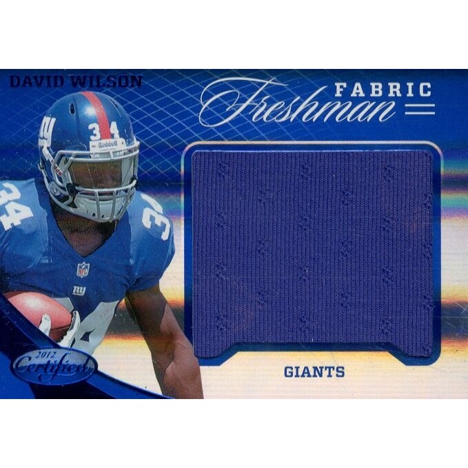 2012 Certified Mirror Blue Materials #326 David Wilson/49