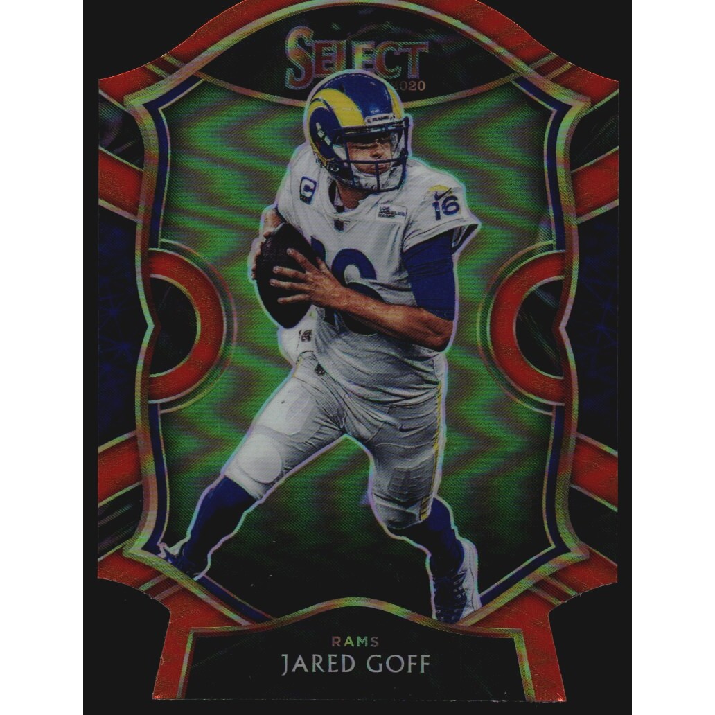 2020 Select Prizm Orange Die Cut #13 Jared Goff