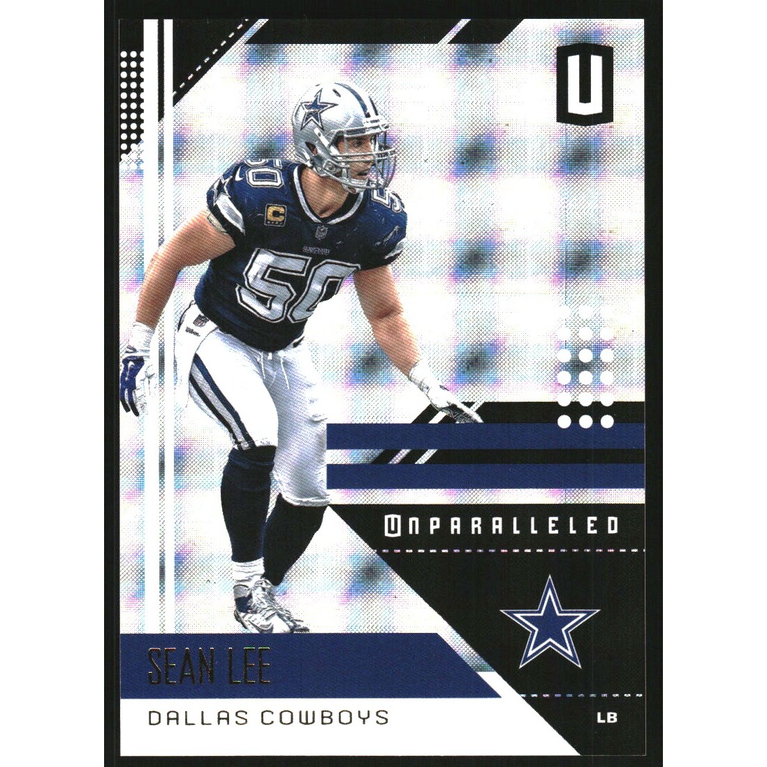 2018 Panini Unparalleled Superplaid #54 Sean Lee. rookie card picture