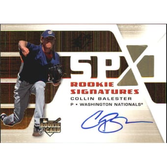 2008 SPx #149 Collin Balester AU (RC)