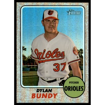 2017 Topps Heritage Chrome Refractors #THC713 Dylan Bundy