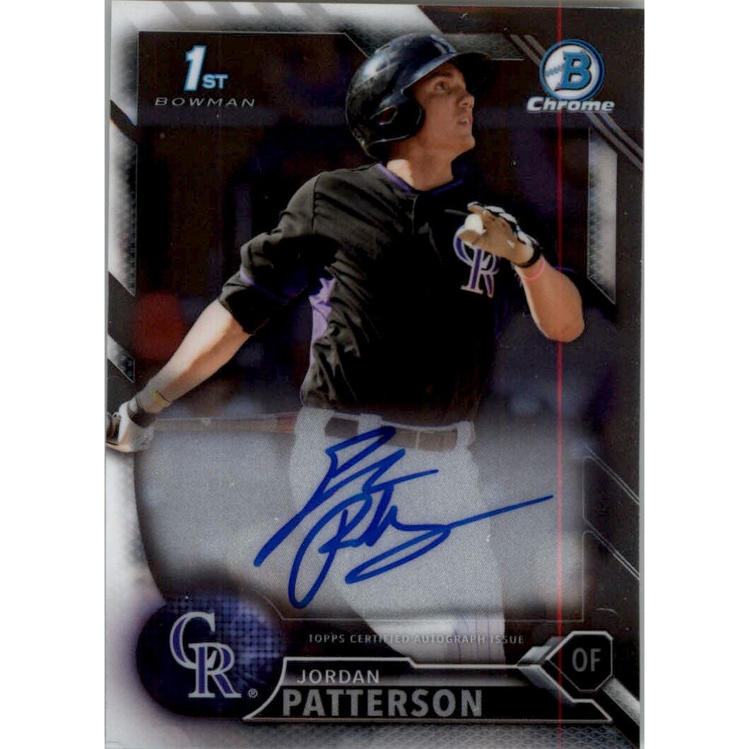 2016 Bowman Chrome Prospect Autographs #CPAJP Jordan Patterson