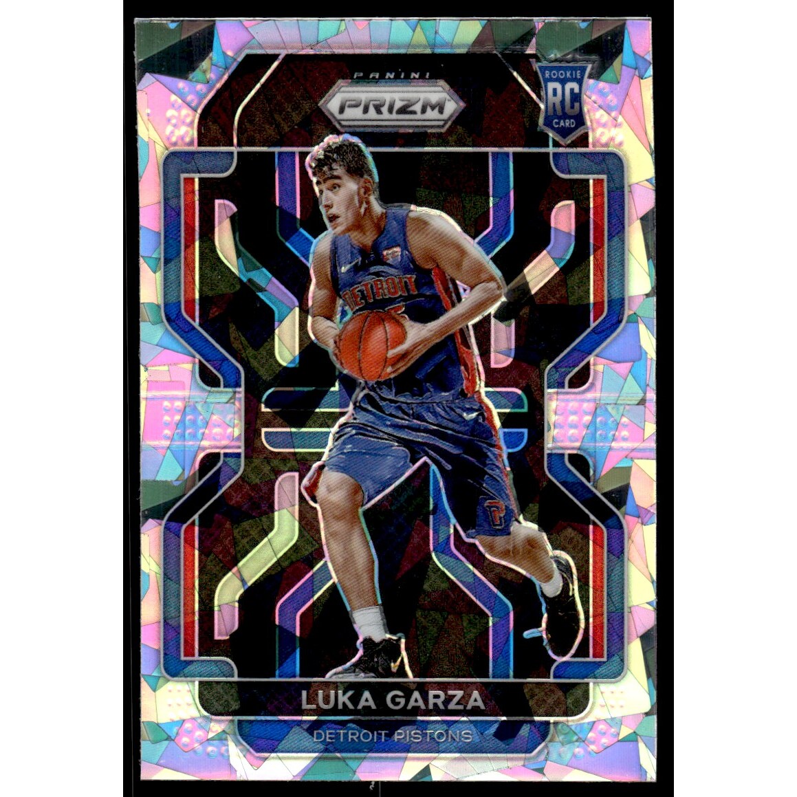 2021-22 Panini Prizm Prizms Ice #303 Luka Garza