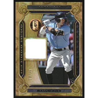 2023 Panini Chronicles Gold Standard Swatches Gold #17 Mason Auer