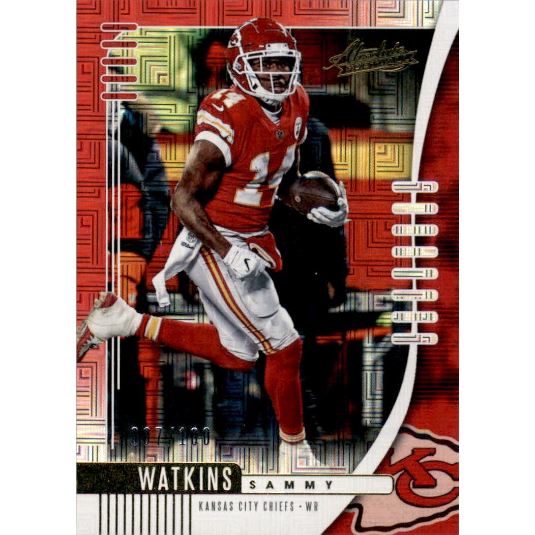 2019 Absolute Red Squares #39 Sammy Watkins