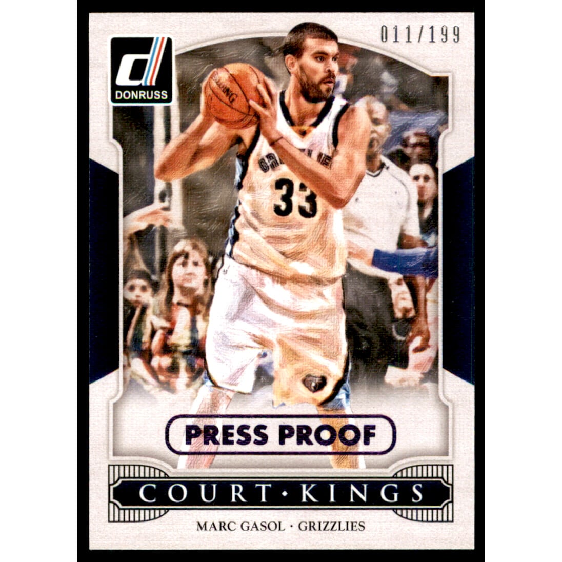 2014-15 Donruss Court Kings Press Proofs Purple #27 Marc Gasol