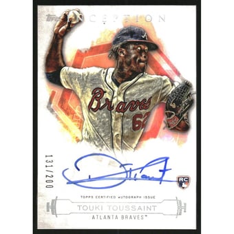 2019 Topps Inception Rookie and Emerging Stars Autographs #RESTT Touki Toussaint/200