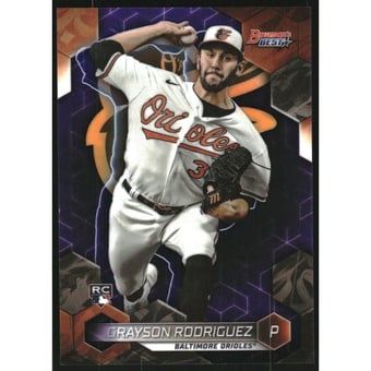 2023 Bowman's Best Purple Refractors #25 Grayson Rodriguez