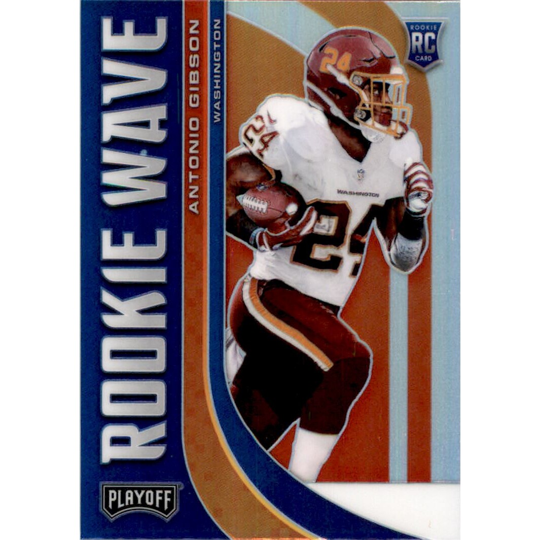 2020 Playoff Rookie Wave Silver #29 Antonio Gibson 2020 Playoff Rookie Wave Silver #29 Antonio Gibson