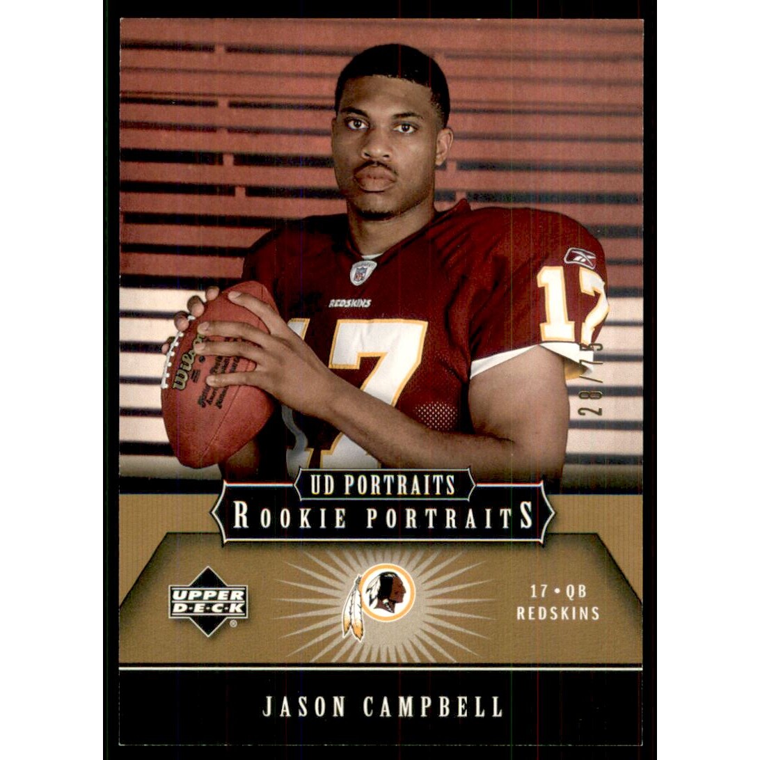2005 UD Portraits Gold #105 Jason Campbell